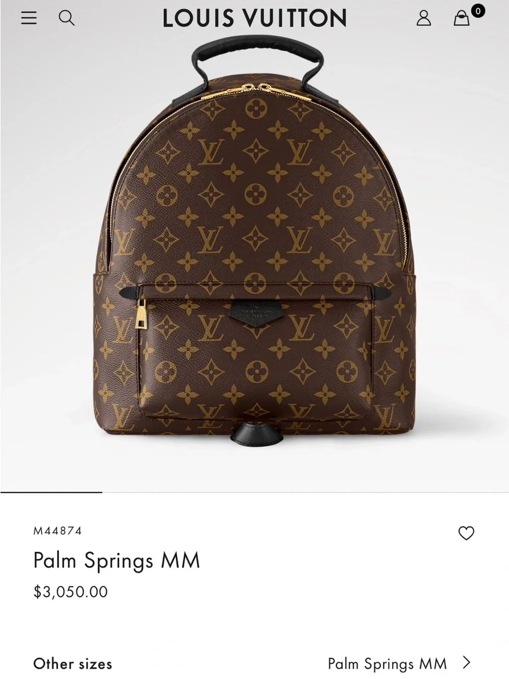 Louis Vuitton Palm Springs Backpack - Picture 13 of 13